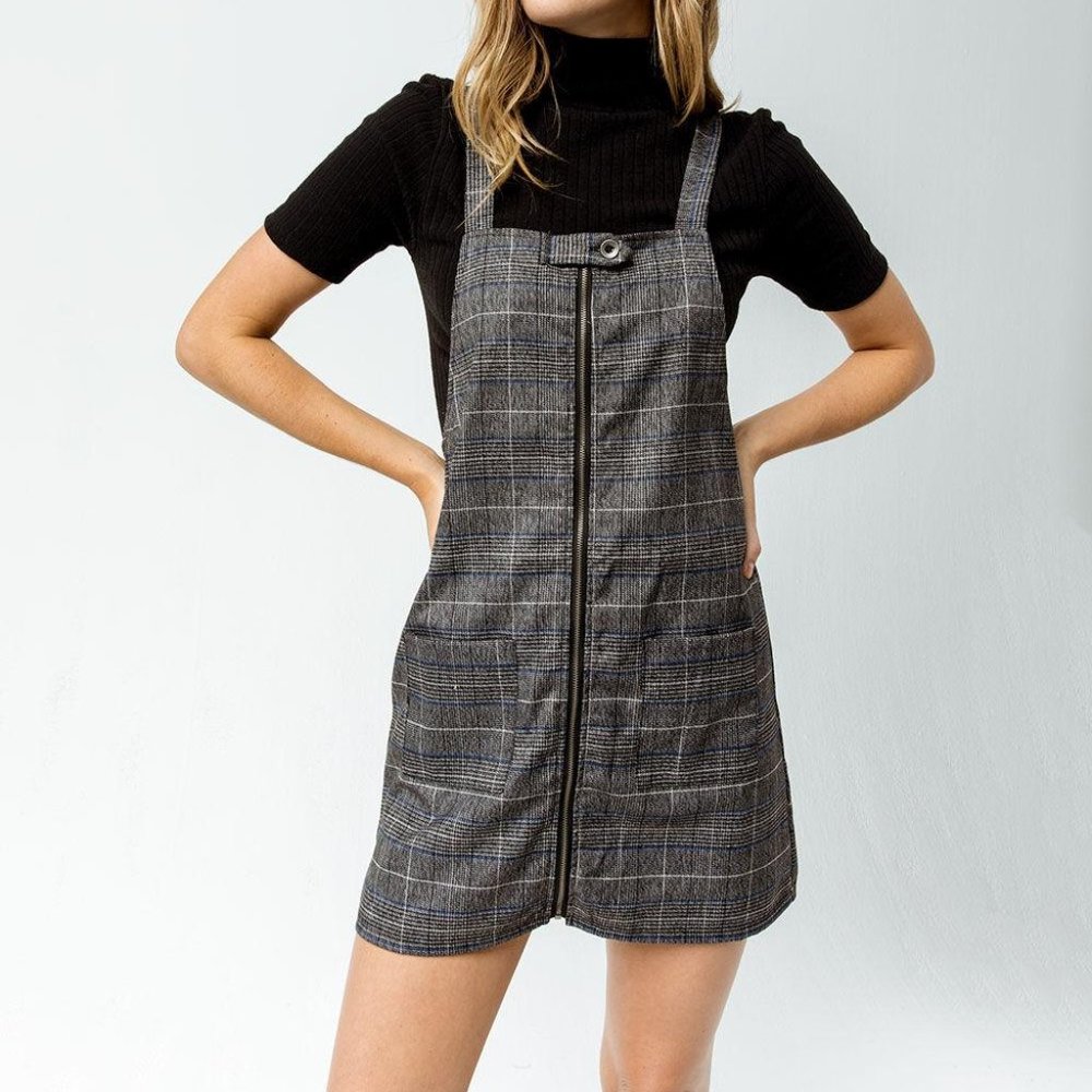 Ivy + Main plaid dress with pockets